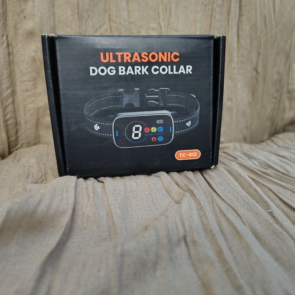 Ultrasonic Dog Bark Collar Rechargeable Anti Bark Trainer NEW